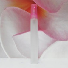 Tube Glass 8 ml Frosted with PE Sprayer: PINK